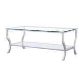 Saide - Rectangular Glass Top Table