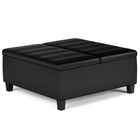 Ellis - Coffee Table Storage Ottoman Contemporary Design - view 6