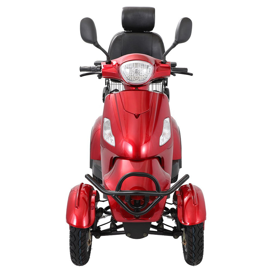 Electric Mobility Scooter With Big Size, High Power - Red