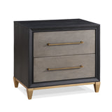 Payson - Nightstand - Black / Gray by Crown Mark | Bel Furniture