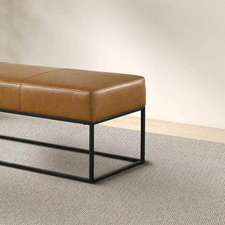 Odessa - Bench - Tan by Ashcroft Furniture | Bel Furniture