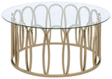 Monett - Round Glass Top Table