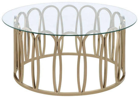 Monett - Round Glass Top Table