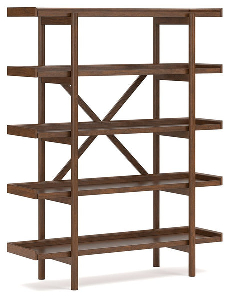 Lyncott - Brown - Bookcase by Signature Design by Ashley® | Bel Furniture