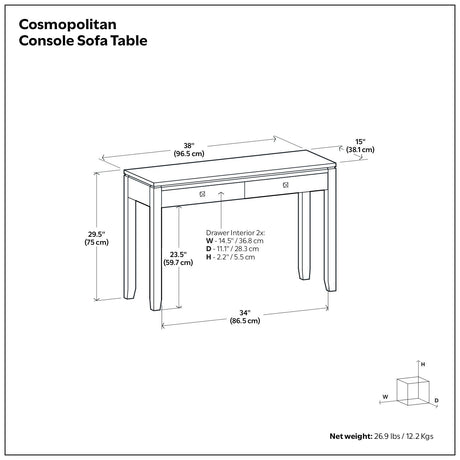 Cosmopolitan - Multipurpose Table - view 3