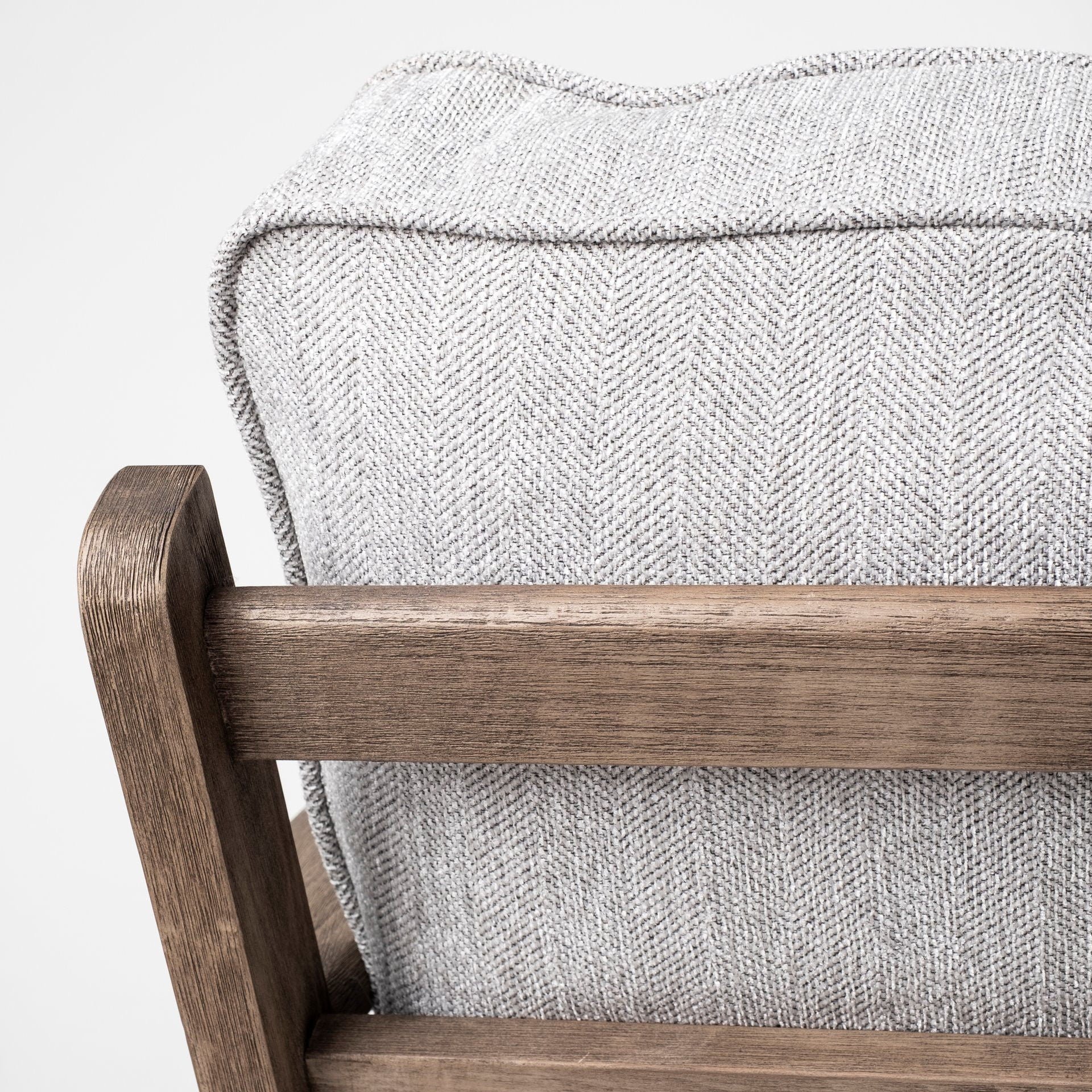 Fabric Arm Chair - Gray