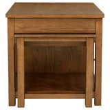 Mayfair - 3 Piece Kitchen Island With Extension Table - Dark Oak