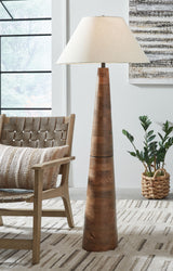 Danset - Wood Lamp by Signature Design by Ashley® | Bel Furniture