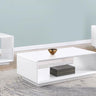 Paseo - Coffee Table Set White 3 Pc. Coffee Table, 2 End Tables by Coaster Fine Furniture | Bel Furniture