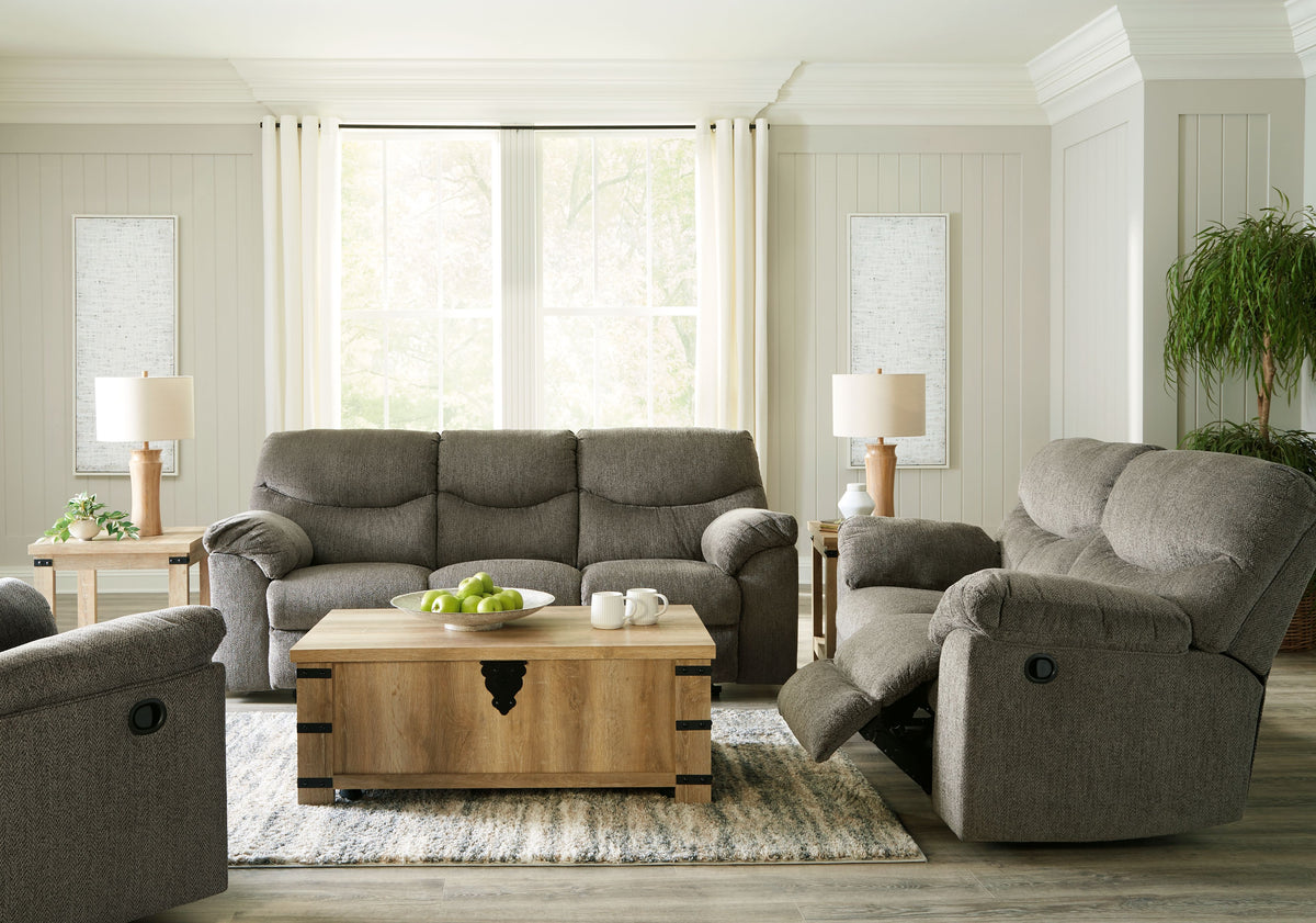 Alphons - Living Room Set Beige 3 Pc. - Reclining Sofa, Loveseat, Rocker Recliner by Signature Design by Ashley® | Bel Furniture
