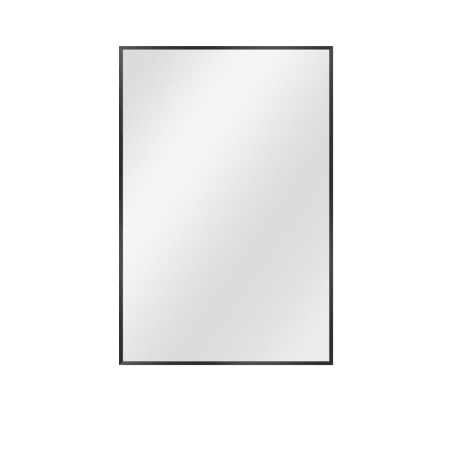 Rectangular Wall Mirror - Black