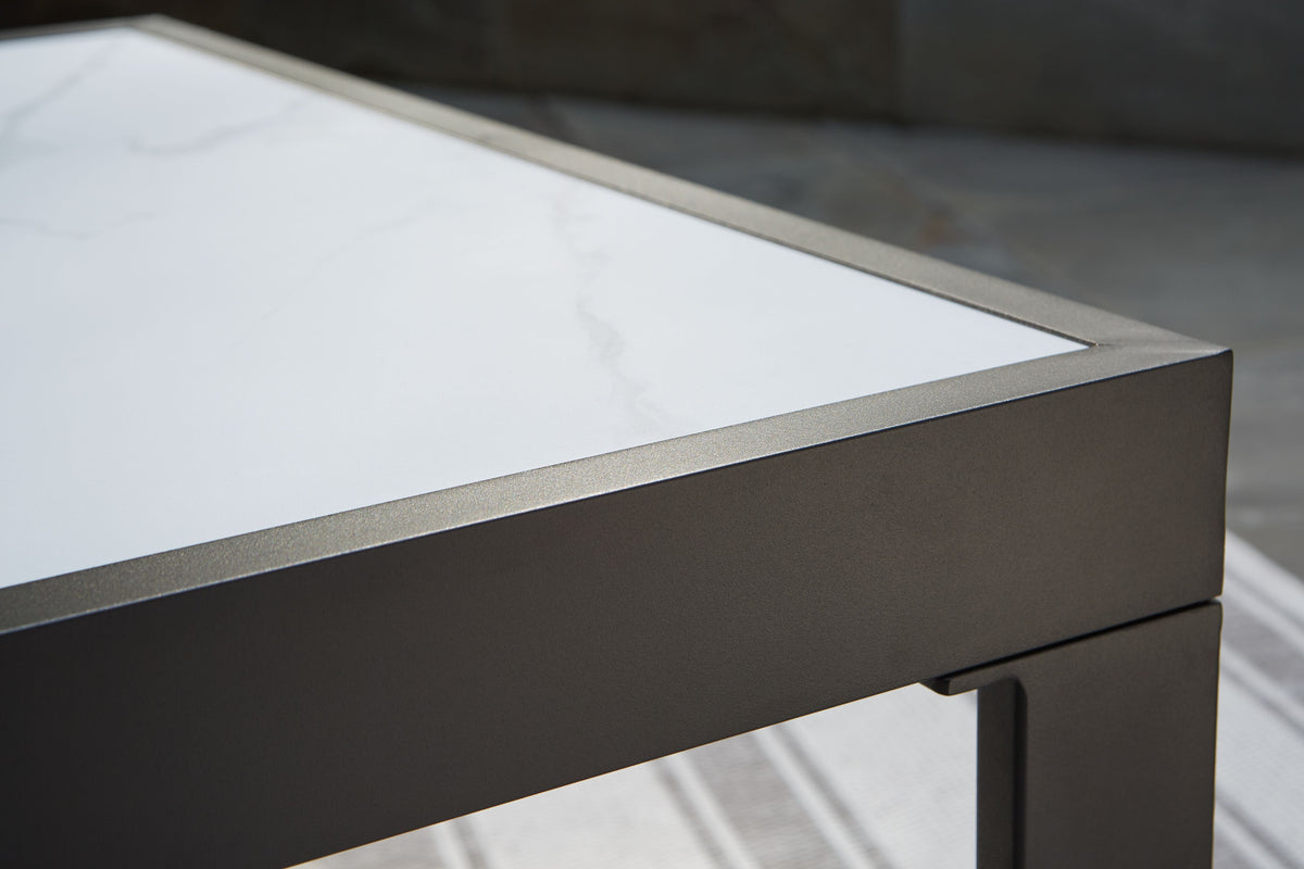 Beachloft - Black / Gray - Square Cocktail Table by Signature Design by Ashley® | Bel Furniture