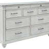 Kanwyn - Dresser, Mirror White Dressers by Benchcraft® | Bel Furniture