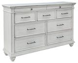 Kanwyn - Dresser, Mirror White Dressers by Benchcraft® | Bel Furniture