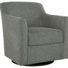 Bradney - Swivel Accent Chair Gray by Signature Design by Ashley® | Bel Furniture