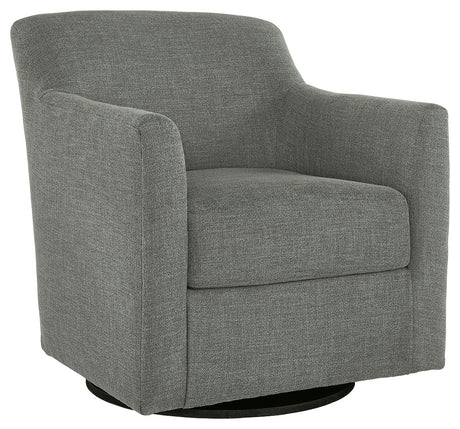 Bradney - Swivel Accent Chair Gray by Signature Design by Ashley® | Bel Furniture