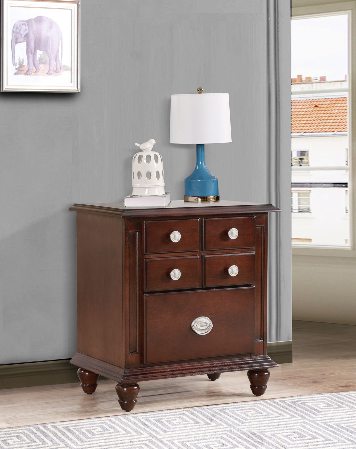 Summit Nightstand Cappuccino