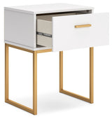 Socalle - One Drawer Night Stand by Signature Design by Ashley® | Bel Furniture