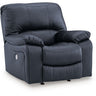 Leesworth - Rocker Recliner Blue Power Reclining by Signature Design by Ashley® | Bel Furniture