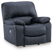 Leesworth - Rocker Recliner Blue Power Reclining by Signature Design by Ashley® | Bel Furniture