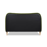 Roman - Curved Headboard Upholstered Platform Bed by Jennifer Taylor Home | Bel Furniture