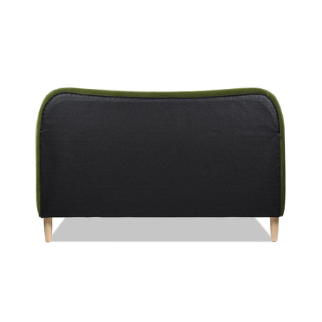 Roman - Curved Headboard Upholstered Platform Bed by Jennifer Taylor Home | Bel Furniture