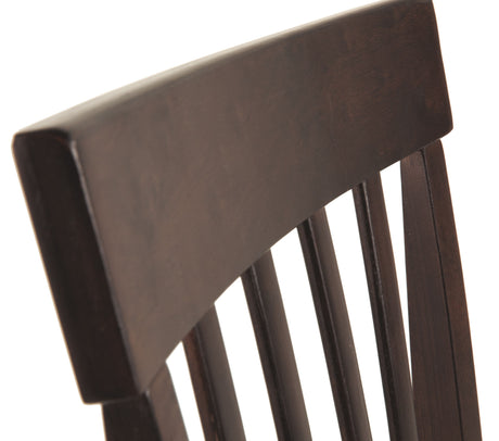 Hammis - Dark Brown - Dining UPH Side Chair (Set of 2) by Signature Design by Ashley® | Bel Furniture