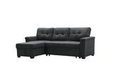 Kinsley - Sleeper Sectional Sofa Chaise With USB Charger And Tablet Pocket