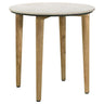 Aldis - Round Marble Top Table White End Tables by Coaster Fine Furniture | Bel Furniture