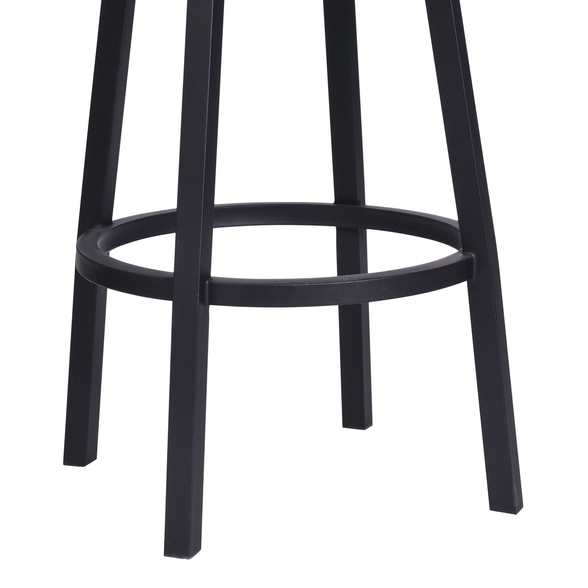 Swivel Bar Height Bar Chair - Black