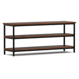 Skyler - TV Media Stand - Dark Cognac Brown
