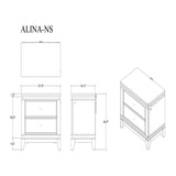 Adalid - Chest With LED Lighting - White