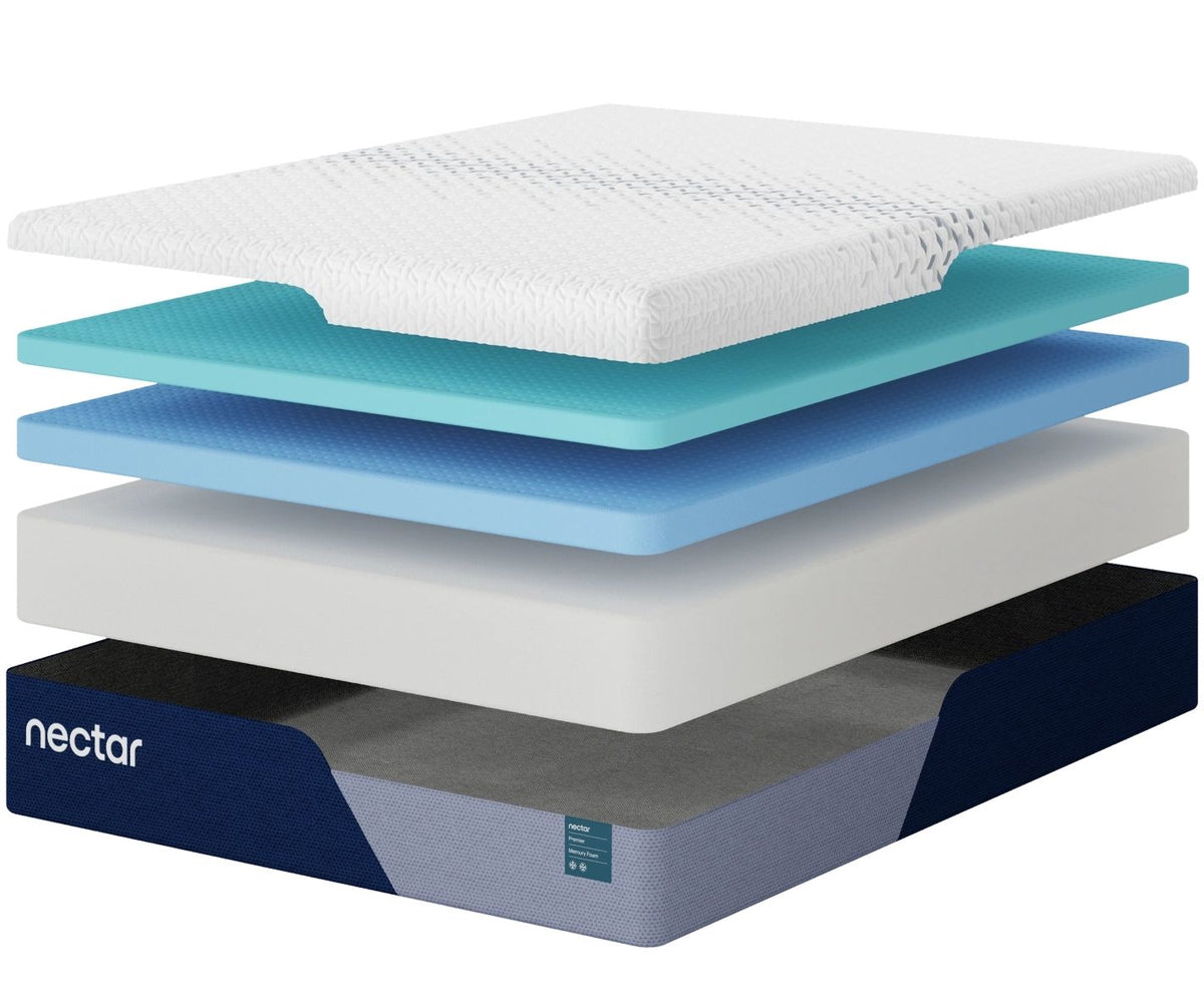 Nectar Premier Memory Foam 5.1 - Mattress by Nectar | Bel Furniture