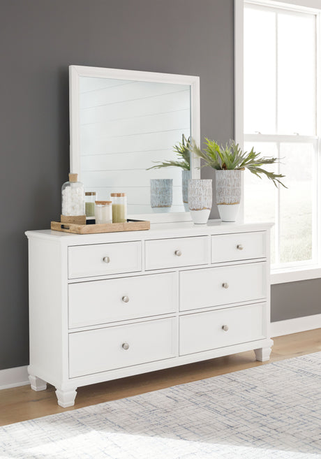 Fortman - White - Dresser And Mirror by Signature Design by Ashley® | Bel Furniture