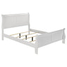 Louis Philippe - Sleigh Panel Bed White by Coaster Fine Furniture | Bel Furniture