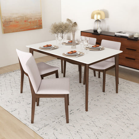 Laura - Mid-Century Modern Solid Wood Dining Chair (Set of 2) - view 10