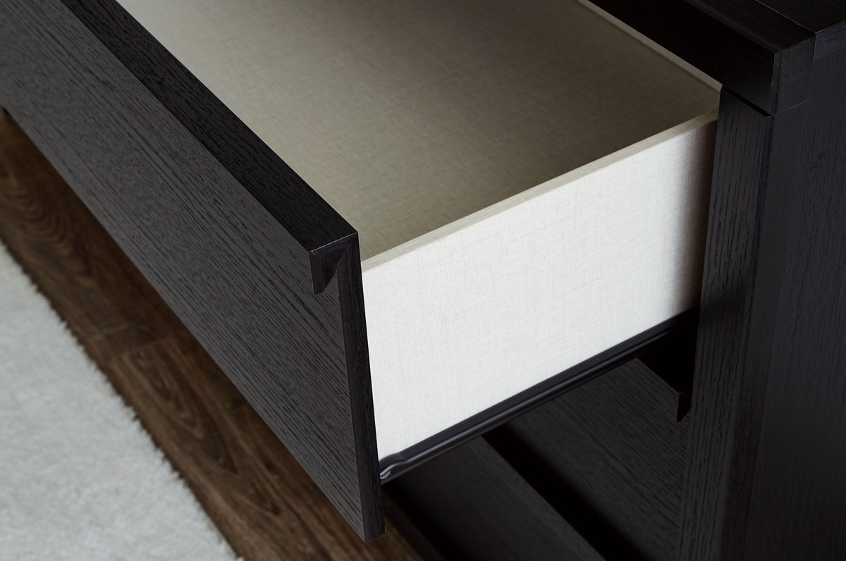 Danziar - Black - Dresser And Mirror by Signature Design by Ashley® | Bel Furniture