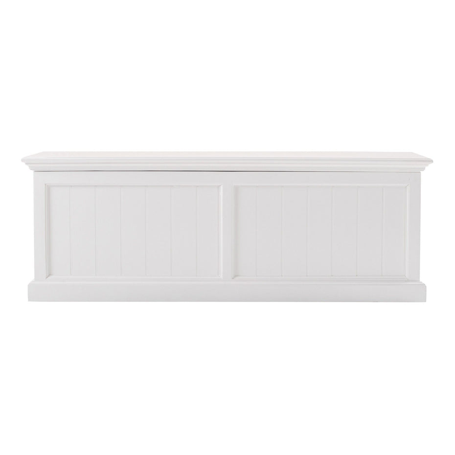 Solid Wood Chest - White