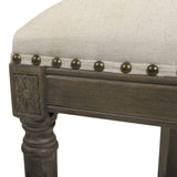 Paris - Farmhouse Counter Height Bar Stool With Backrest by Jennifer Taylor Home | Bel Furniture