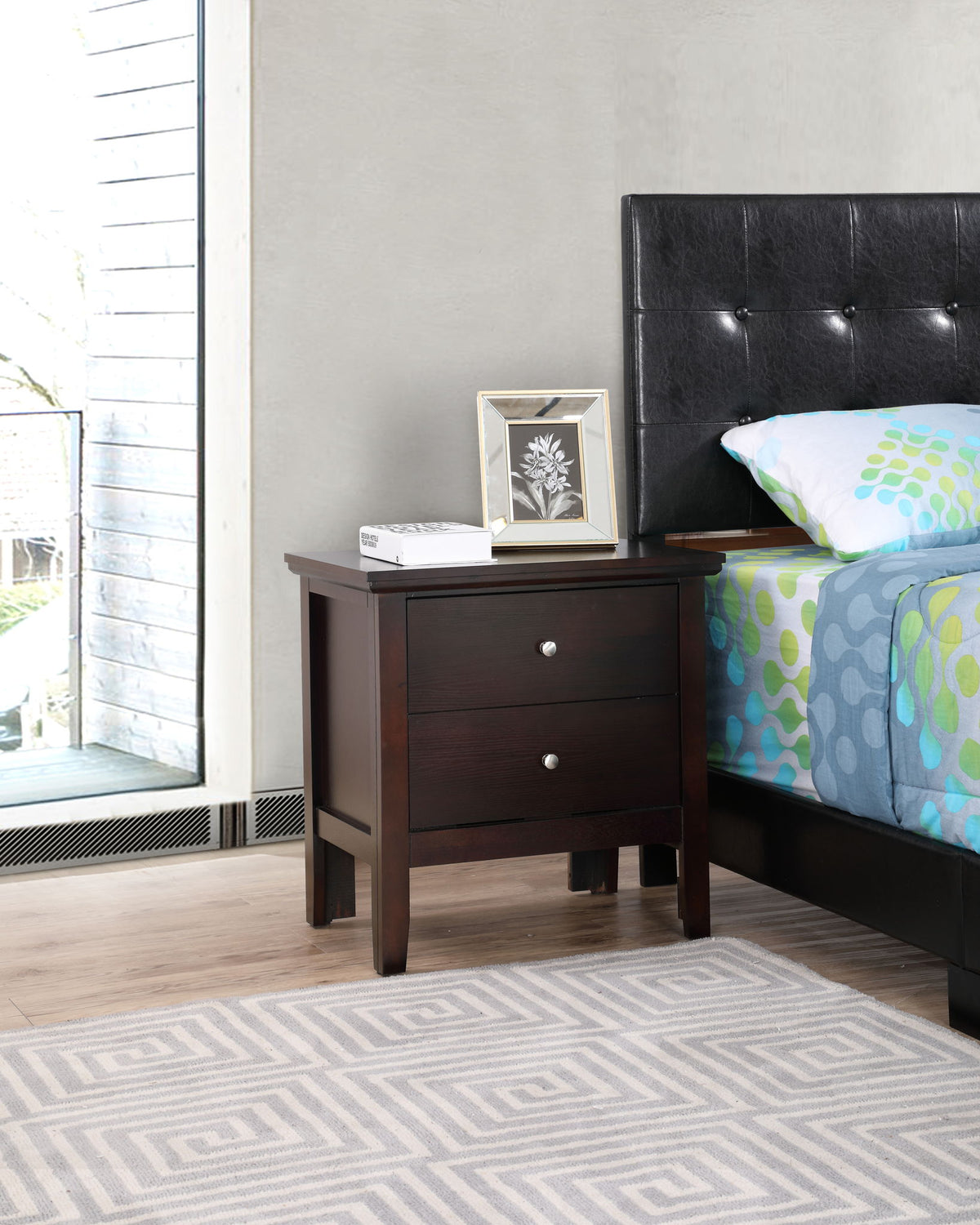 English Dovetailed Drawers Nightstand - view 2
