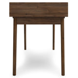 Clarkson - Desk - Rustic Natural Aged Brown by Simpli-Home | Bel Furniture
