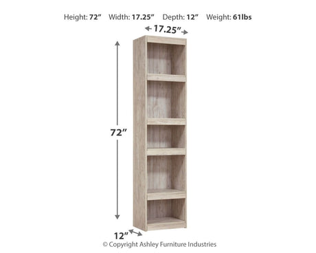 Willowton - Whitewash - Pier - 4 Shelves by Signature Design by Ashley® | Bel Furniture