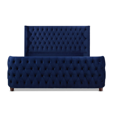 Brooklyn - Tufted Panel Bed Headboard And Footboard Set by Jennifer Taylor Home | Bel Furniture
