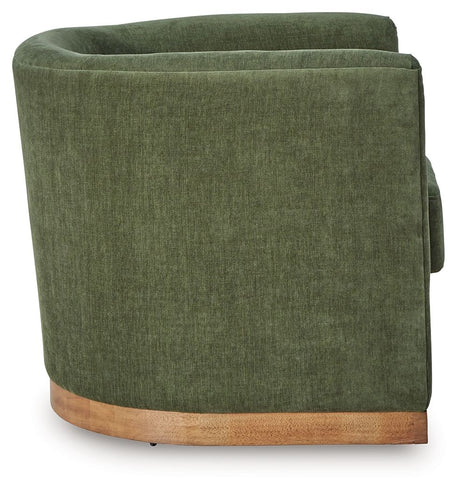 Jersonlow - Forest Green - Swivel Chair by Signature Design by Ashley® | Bel Furniture