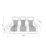 Julian - Set With Power Recliner, LED Lighting & Speaker
