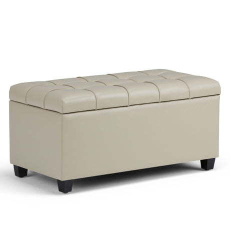 Sienna - Upholstered Storage Ottoman Bench - view 2