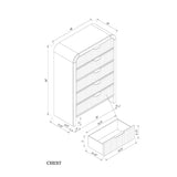 Beverly - Chest, LED Lighting - White / Black