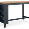 Gesthaven - Rectangular Dining Room Counter Table Blue by Signature Design by Ashley® | Bel Furniture