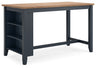 Gesthaven - Rectangular Dining Room Counter Table Blue by Signature Design by Ashley® | Bel Furniture