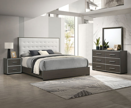 Sharpe - Bedroom Set Dark Gray by Crown Mark | Bel Furniture